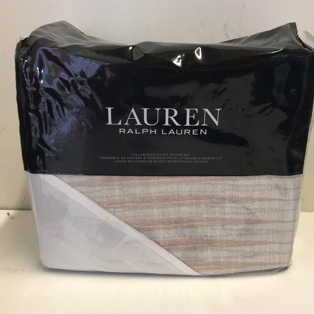 Lauren Ralph Lauren Mason Geo-Stripe Full/Queen Duvet Set - Picture 5 of 6